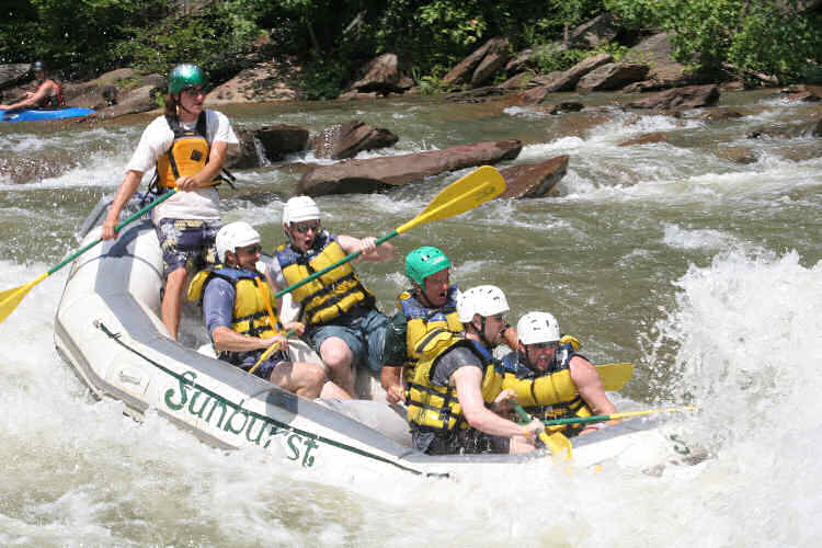 Rafting the Ocoee - click image to close window